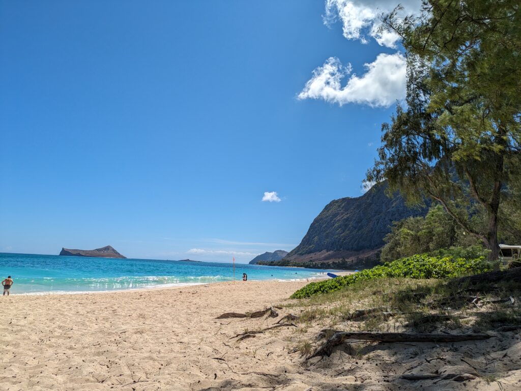 ワイマナロビーチの風景